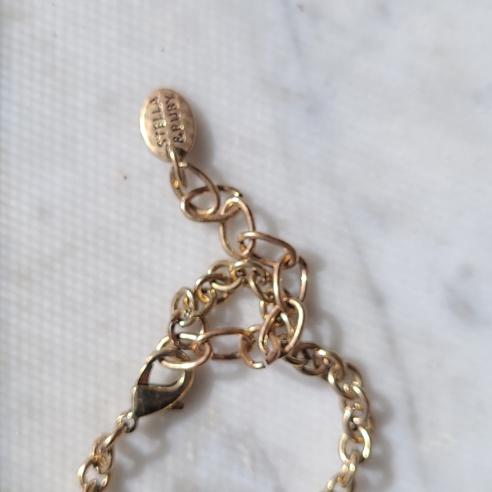 Stella + Ruby Gold Statement Necklace - image 3